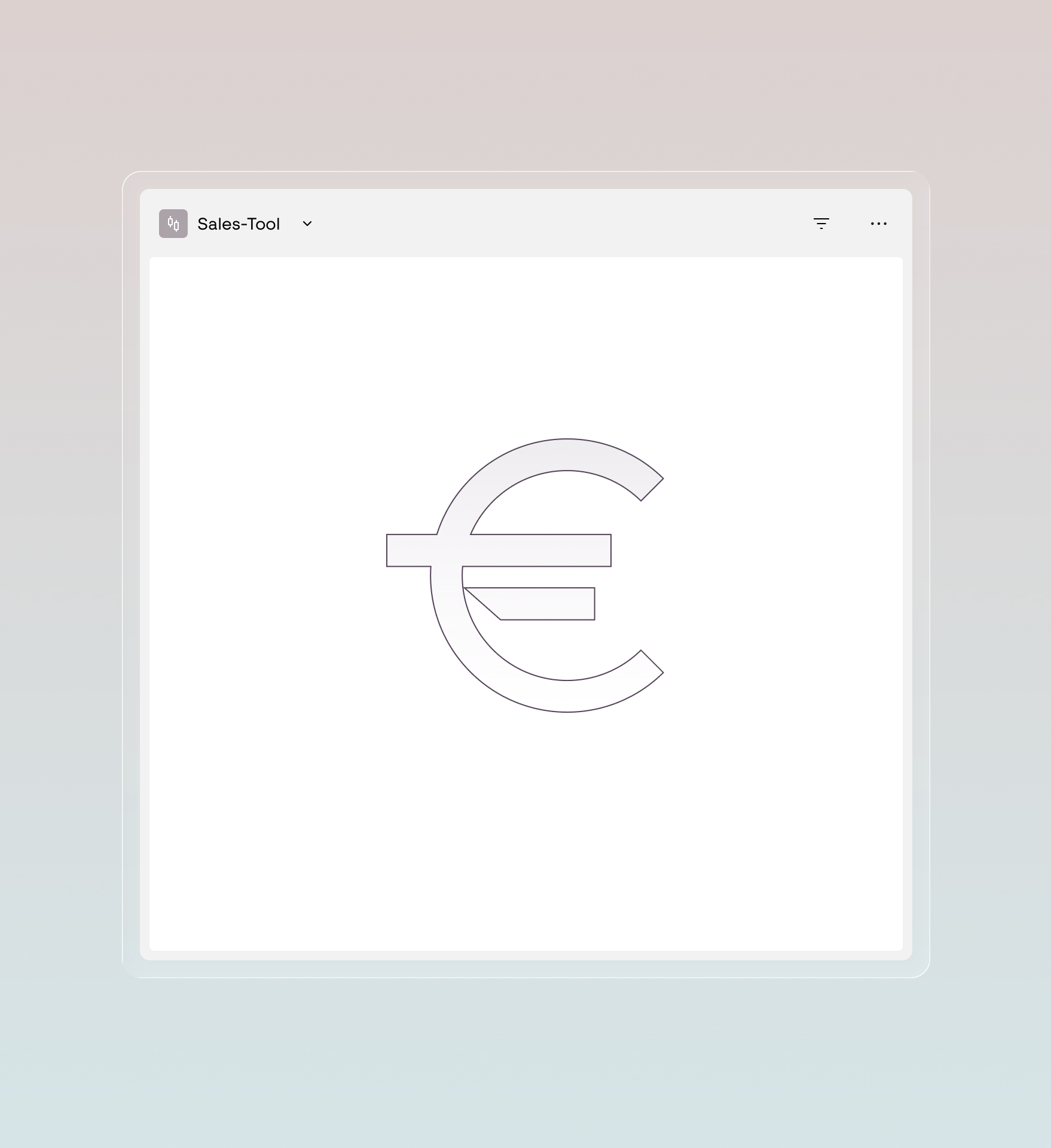 Mockup des White-Label Sales-Tools von Furo mit Euro-Symbol zur Wirtschaftlichkeitsberechnung von Batteriespeichern